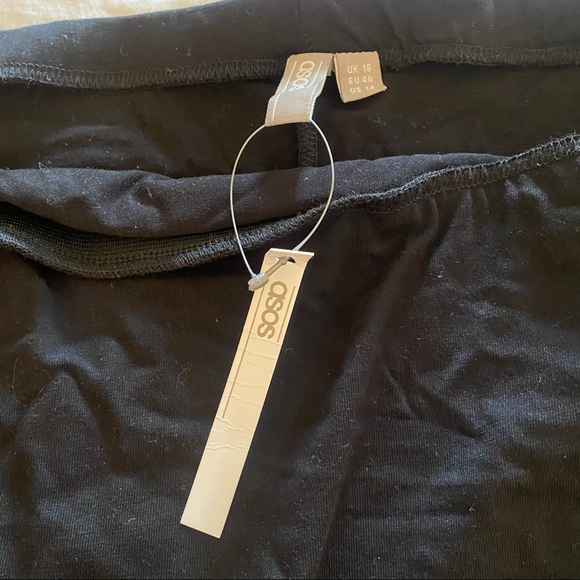 Triangle black Asos skirt NWT - Picture 2 of 2